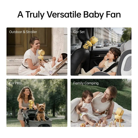 JisuLife Stroller Fan 3